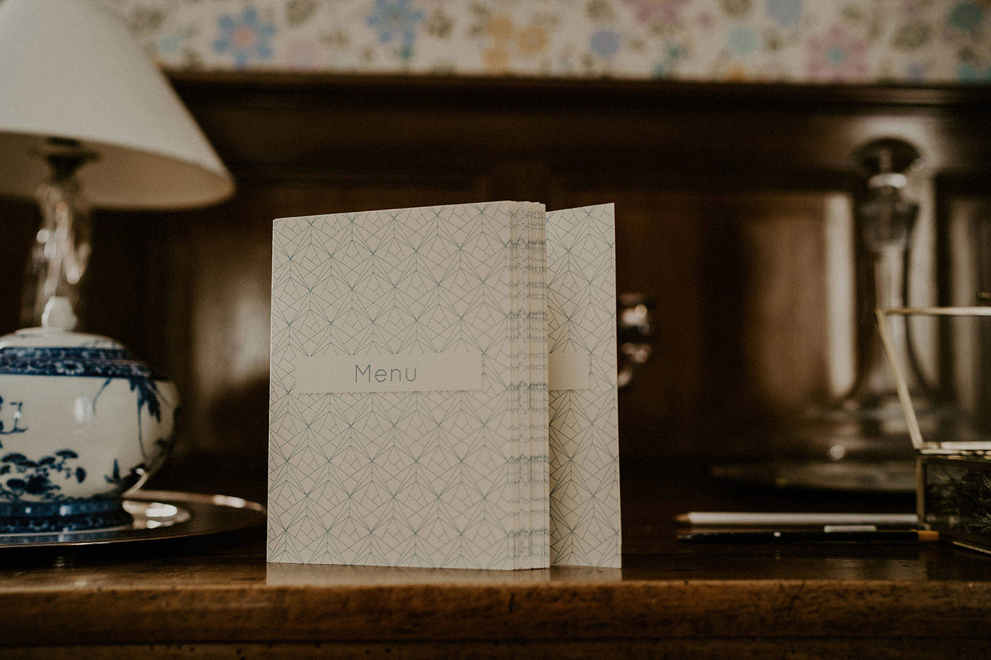 papeterie menu mariage champetre chic