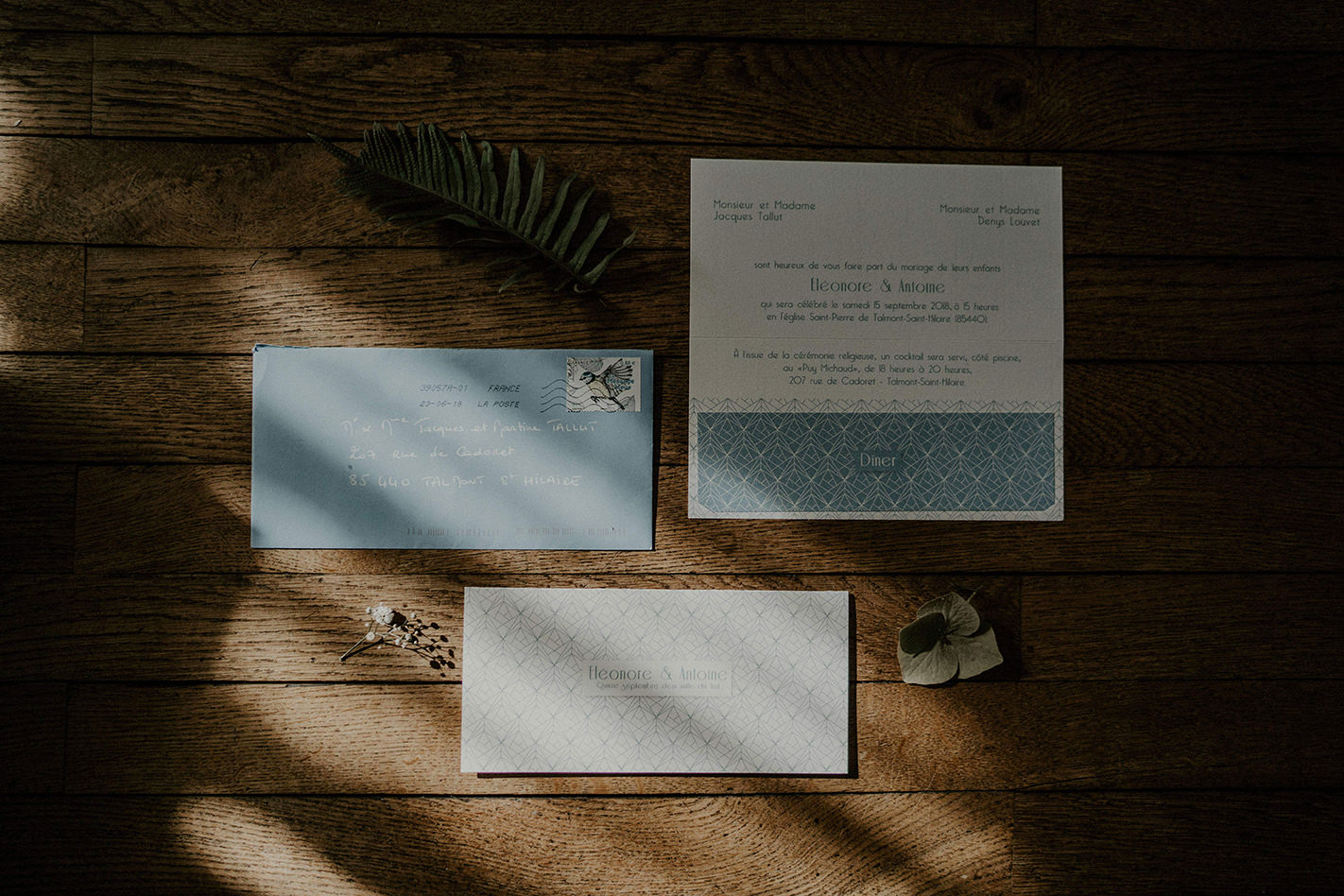 papeterie mariage champetre chic