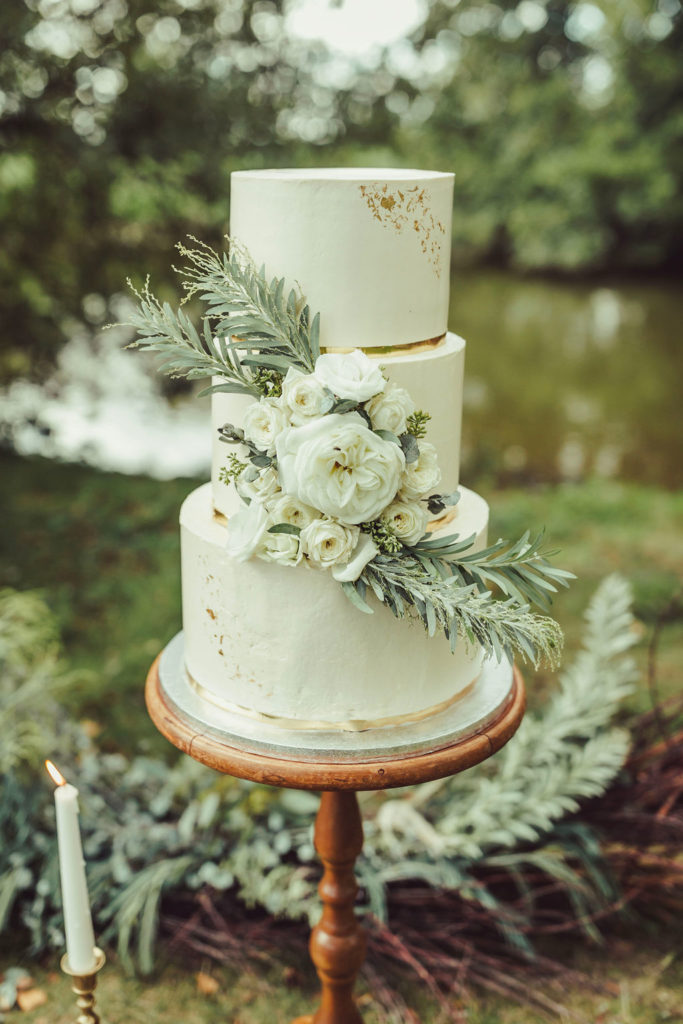 gateau mariage wedding cake naturel sauvage blanc vert