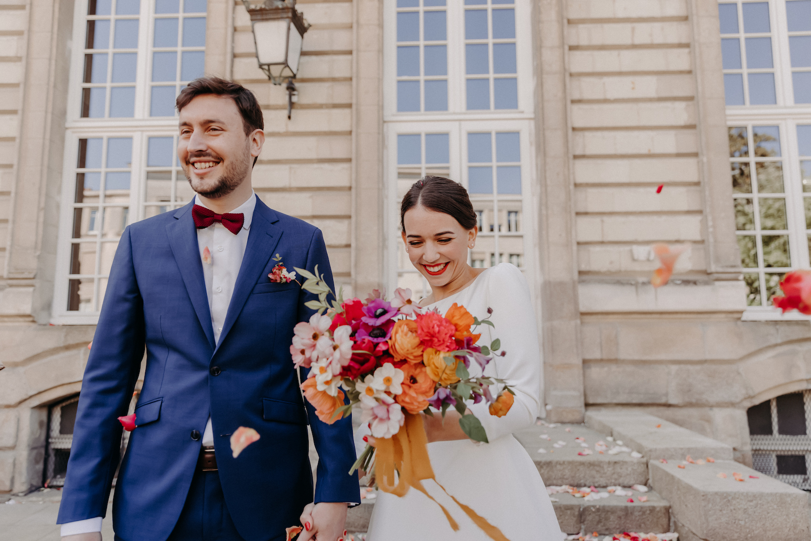 bouquet de mariee colore nantes pays de la loire