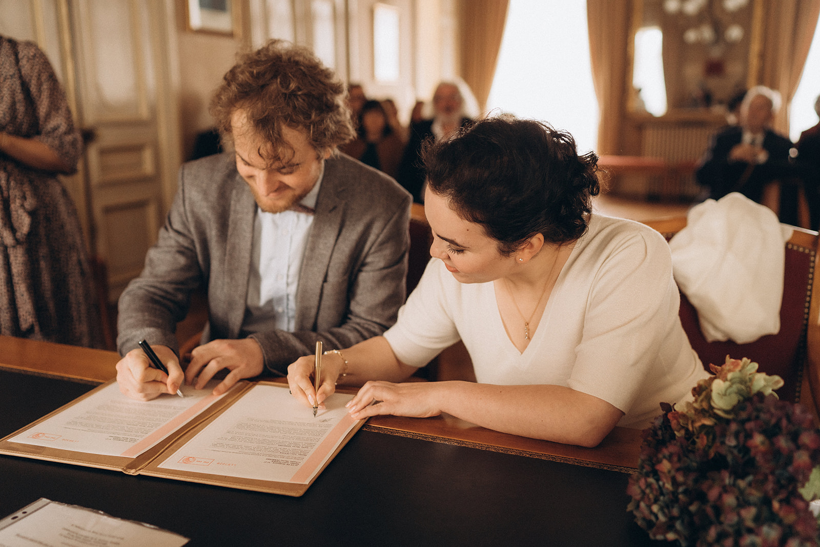 mariage civil signature vendee