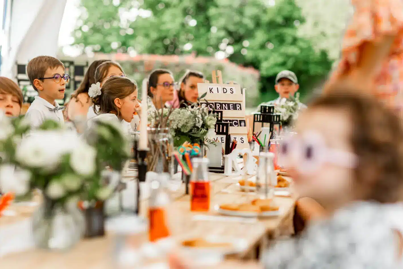 mariage champetre jeux enfants maine et loire