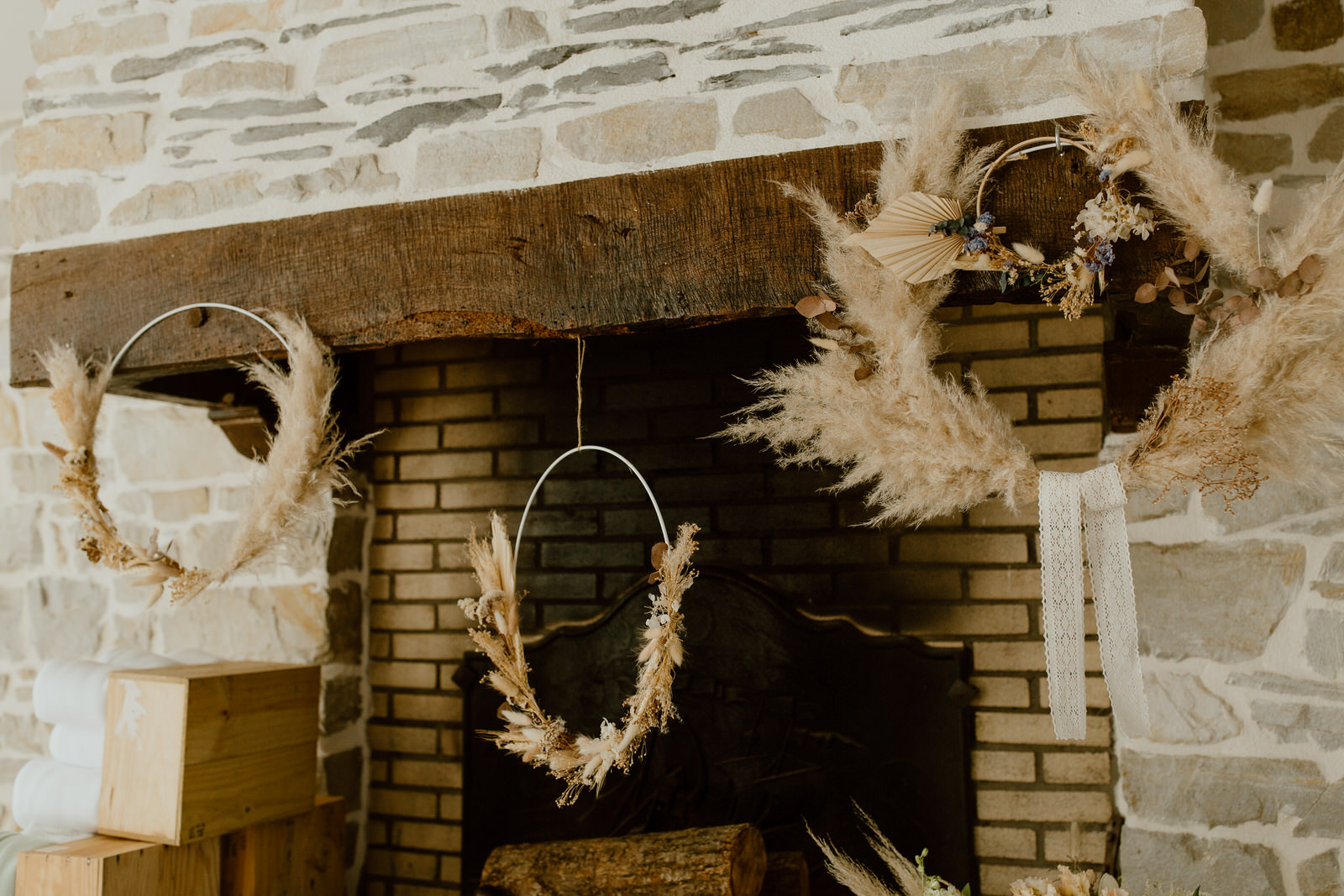 decoration florale ecoresponsable fleurs séchées mariage rennes