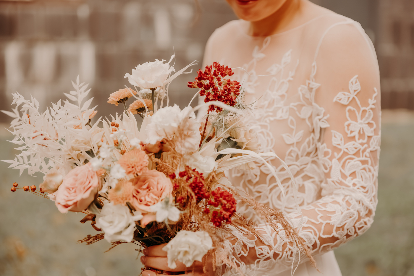 bouquet de mariee boheme nantes