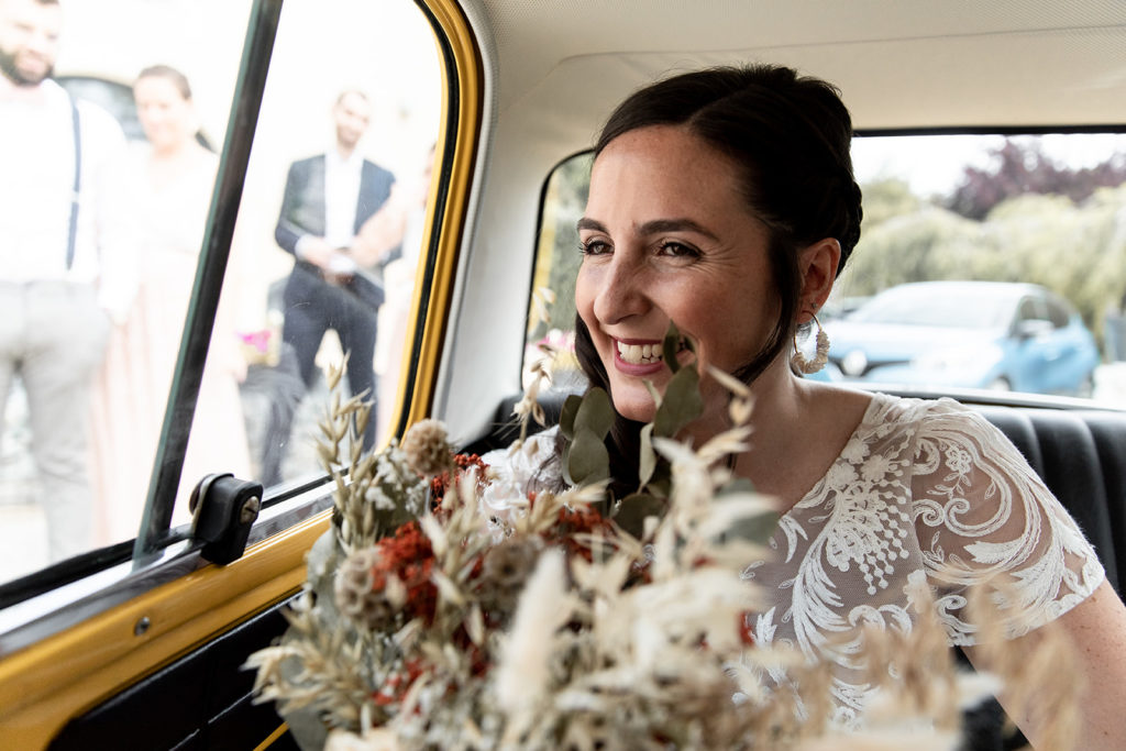 robe dentelle bouquet mariee location voiture mariage naturel mayenne echologia