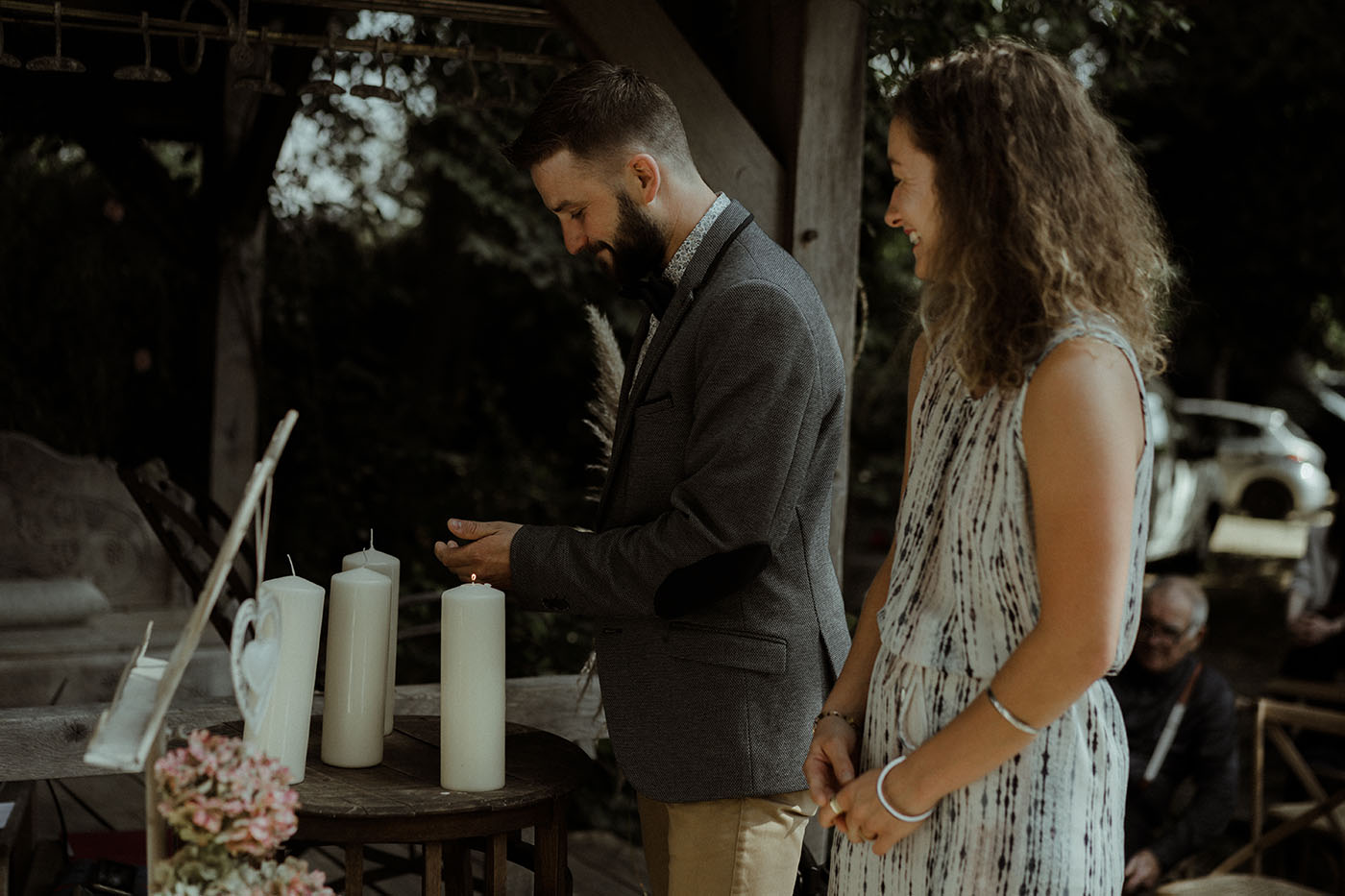 mariage boheme chic rituels de ceremonie laique officiante rennes bretagne