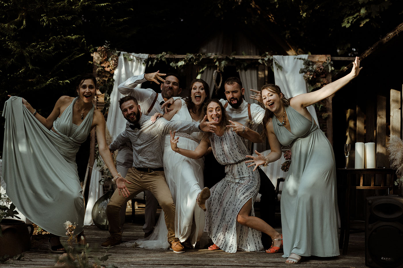 mariage bohem chic photobooth photographe rennes bretagne