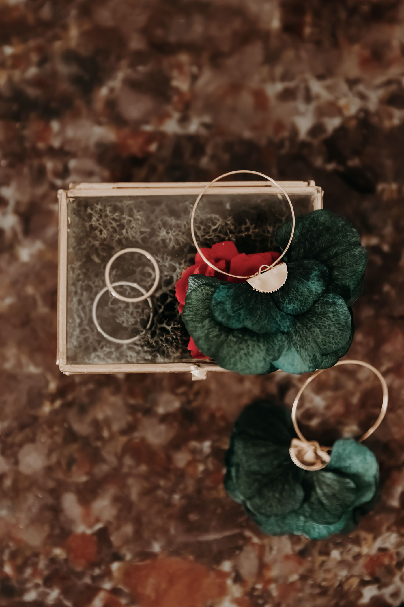 boucles d'oreilles de mariee mariage loire atlantique nantes