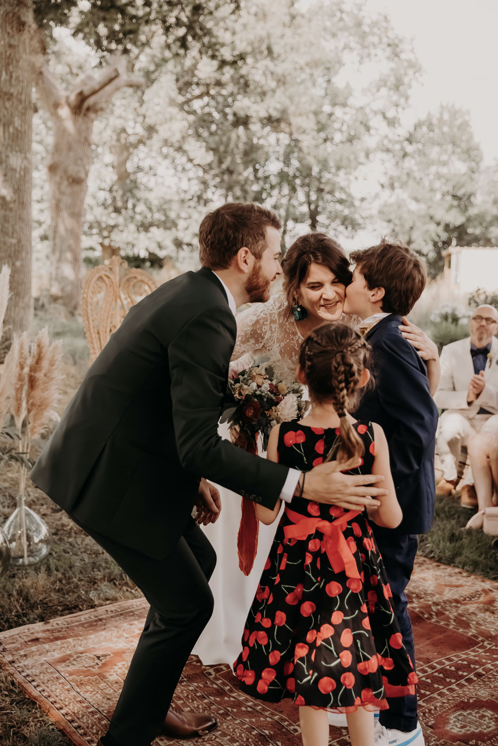 mariage enfants famille loire atlantique boheme gypsy lescampette