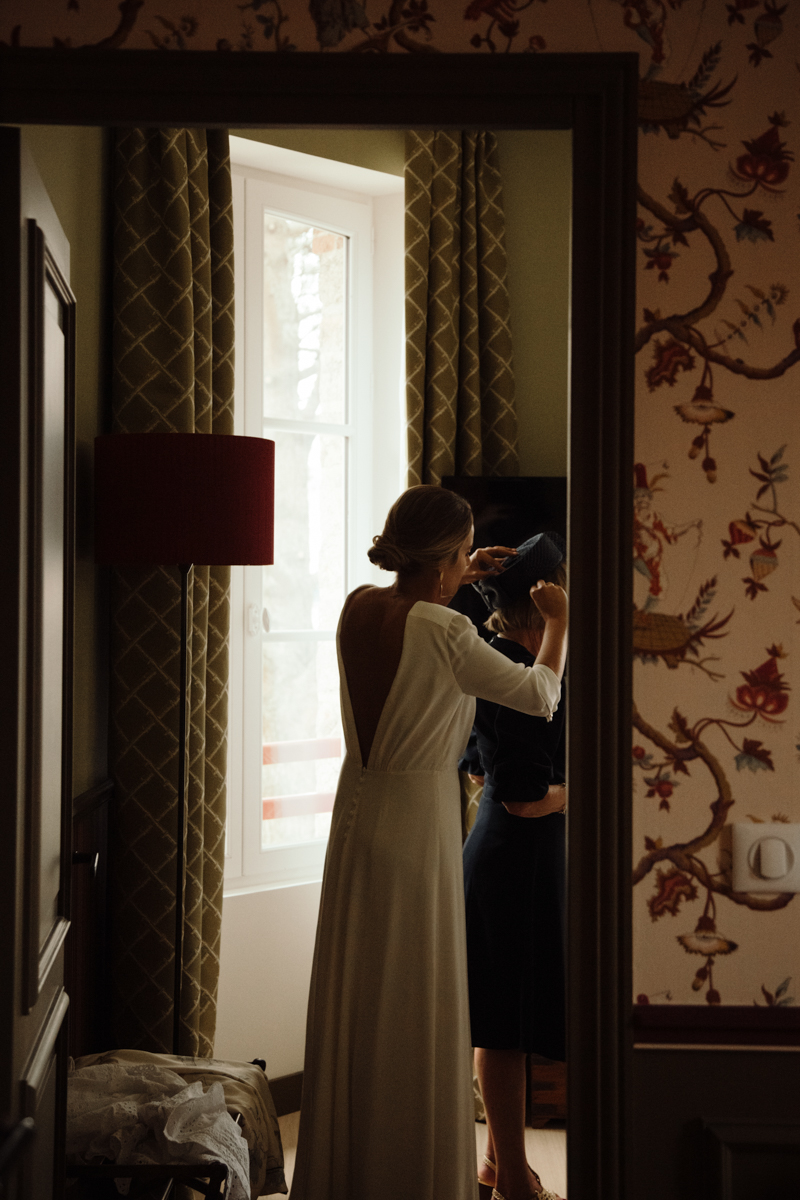 mariage elegant chic la baule la turballe robe de mariee dos nu preparatifs