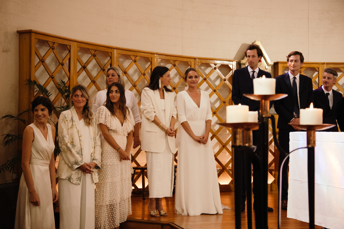 garcons dhonneur demoiselles dhonneur eglise ceremonie religieuse mariage chic elegant la baule la turballe