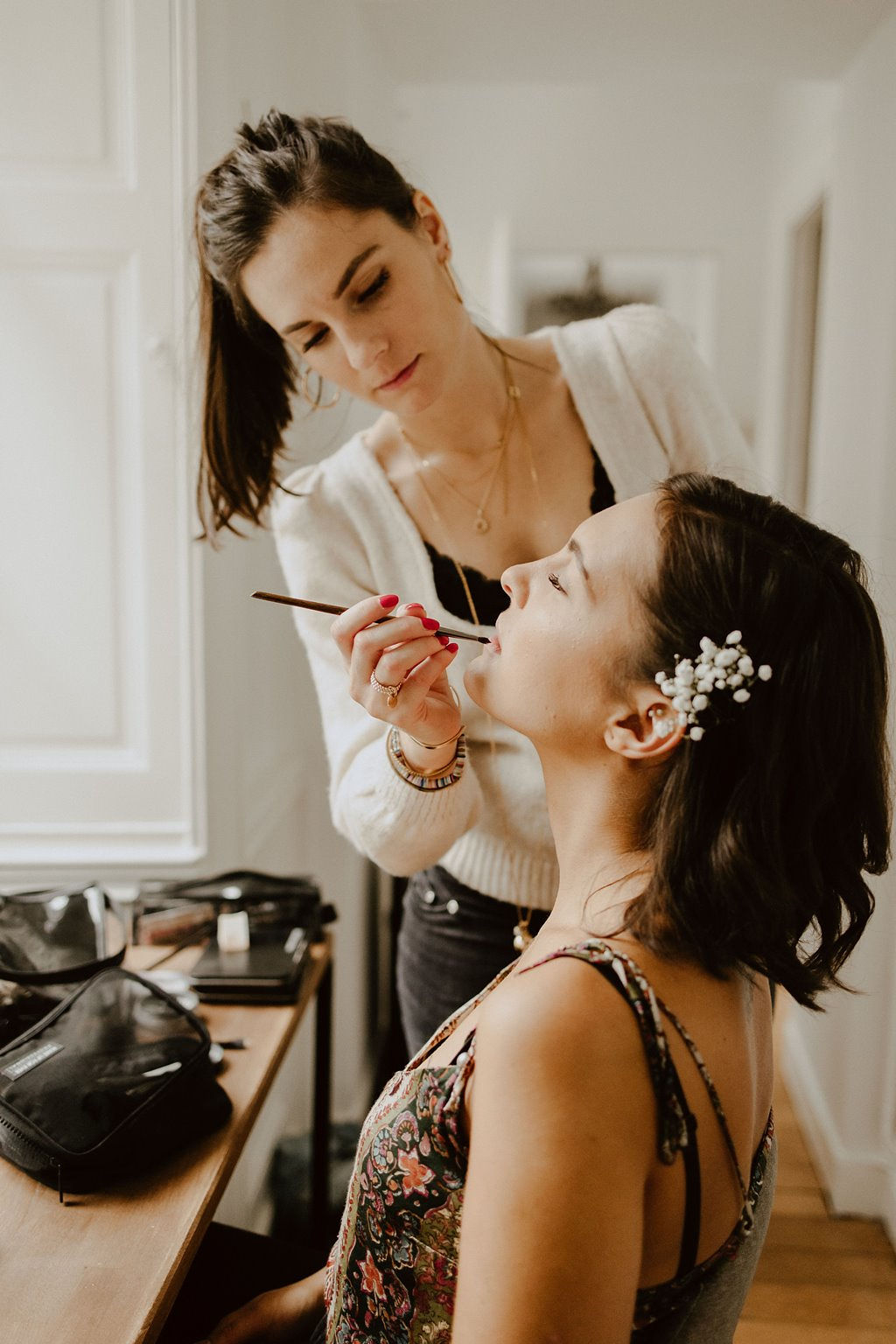maquilleuse a domicile maquillage naturel bijou de tete mariage vegetal nantes loire atlantique