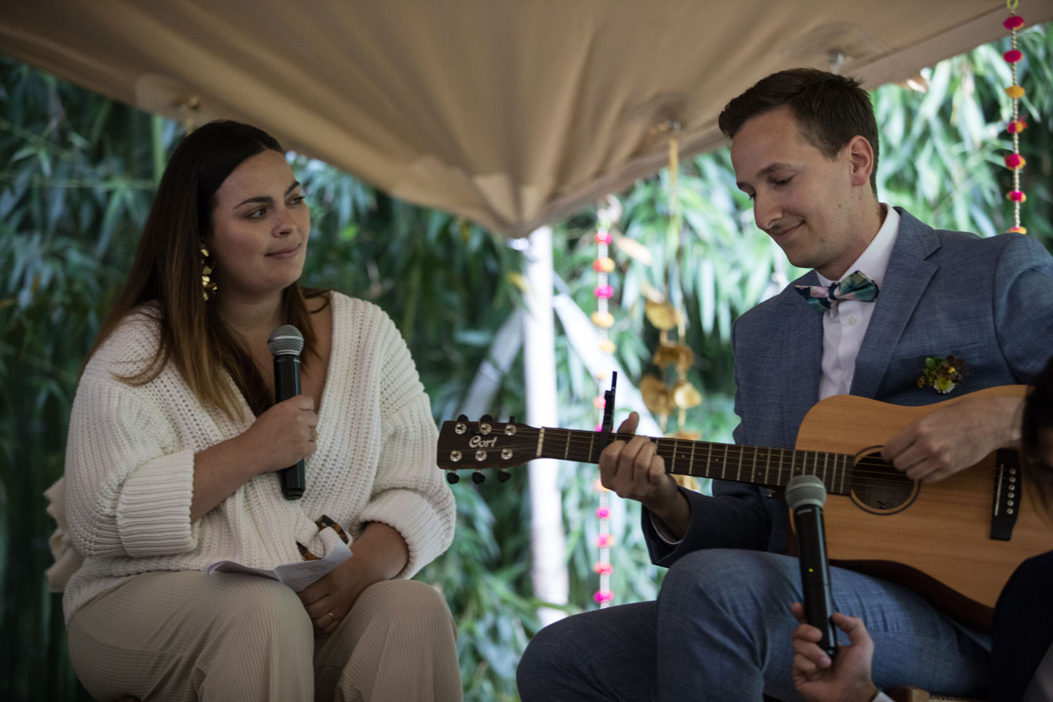 mariage colore gypsy ceremonie laique musiciens groupe de musique maine et loire