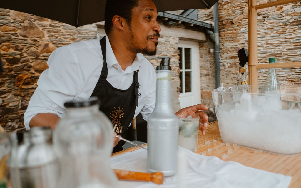 mariage boheme chic bar a cocktails traiteur manoir de la jahotiere loire atlantique