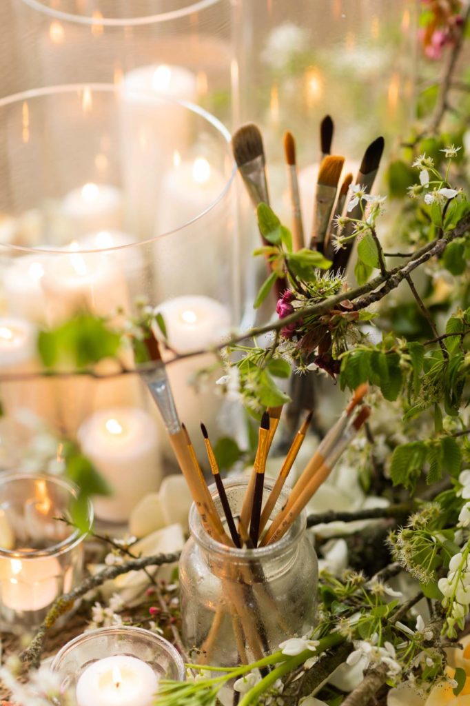 shooting dinspiration peintre et sa muse angers decoration florale wedding designer wedding planner fleuriste photographe videaste