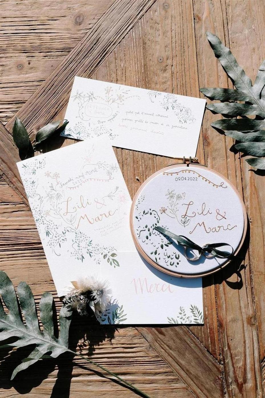 boite à alliances mariage maison