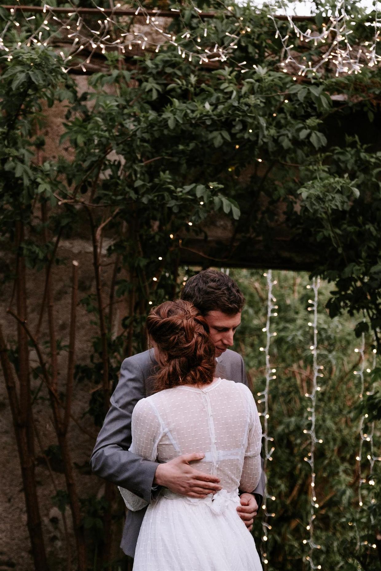 couple mariage ceremonie foret
