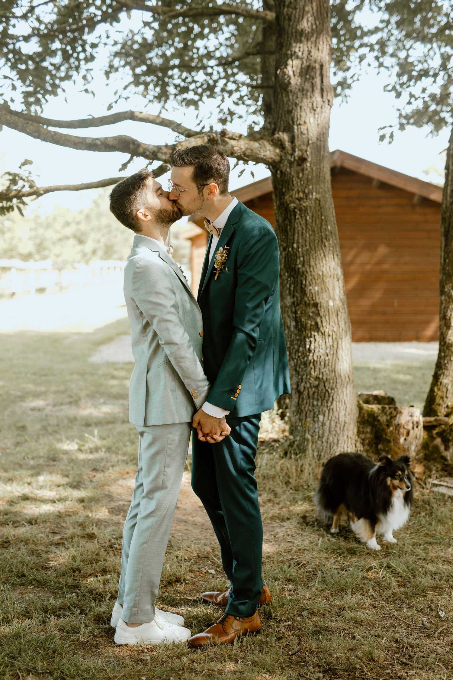mariage champetre zero dechet loire atlantique domaine de la ruade costume sur mesure couturier photographe