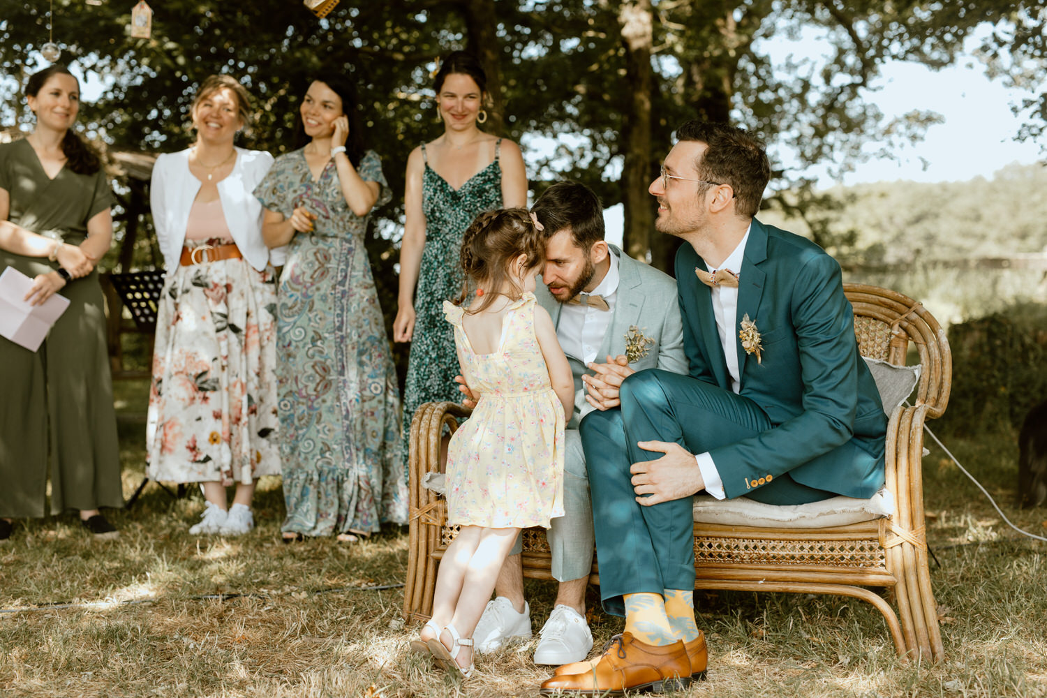 mariage champetre ecoresponsable domaine de la ruade lieu de recpetion loire atlantique ceremonie laique gerer ses proches officiante