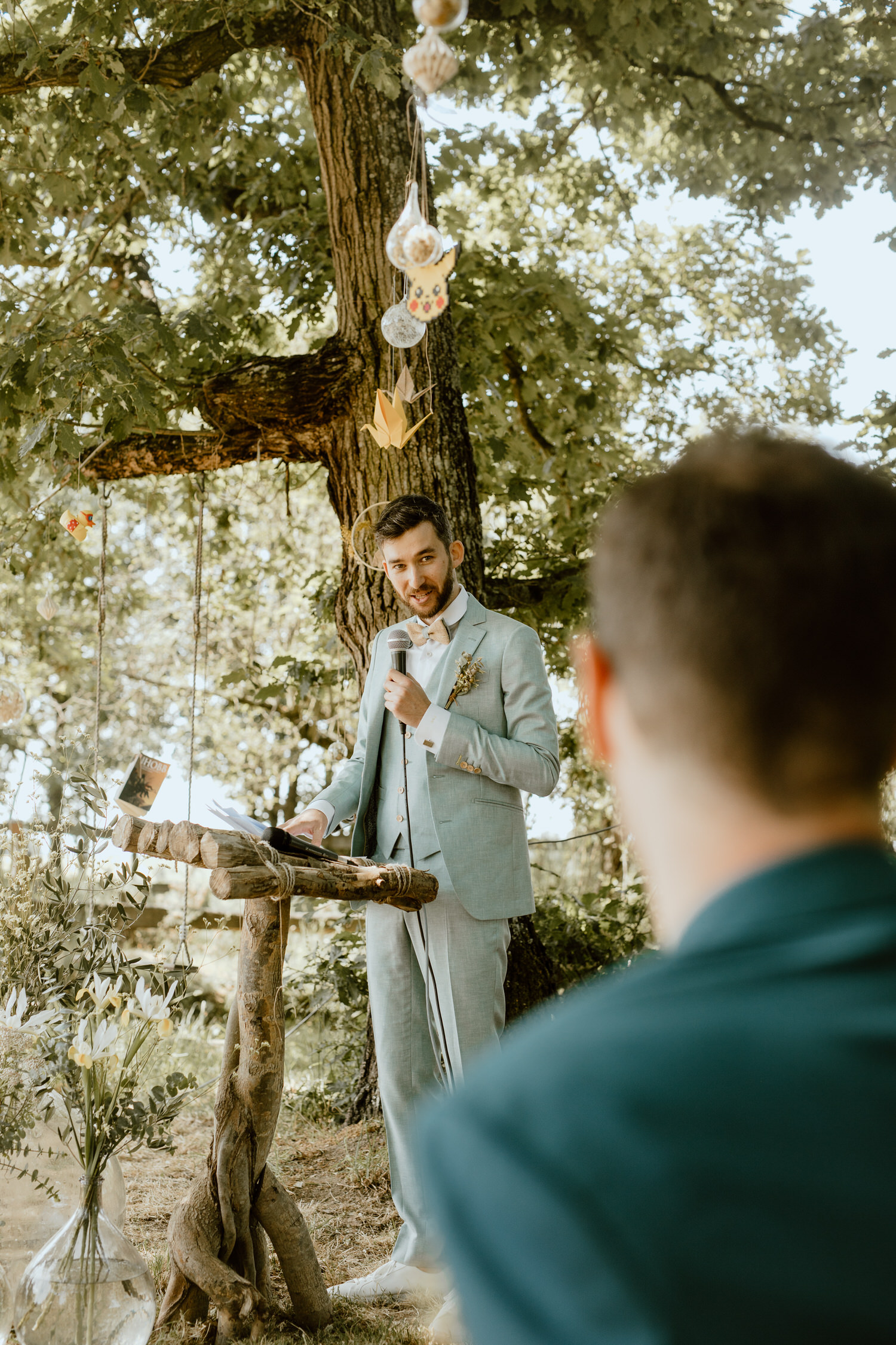 mariage champetre zero dechet ceremonie laique rediger ses voeux officiant loire atlantique
