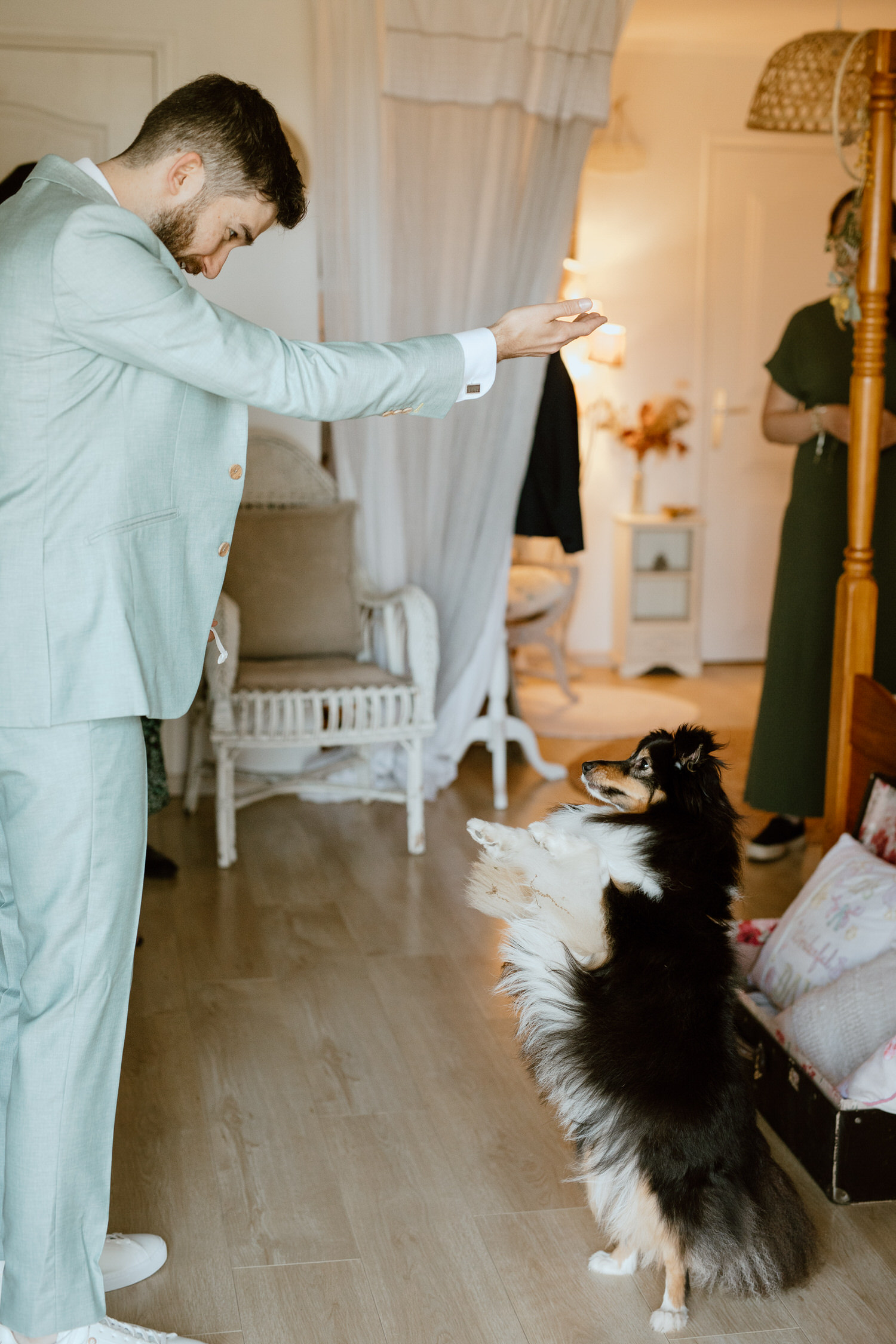 mariage champetre ecoresponsable loire atlantique domaine de la ruade costume sur mesure couturier