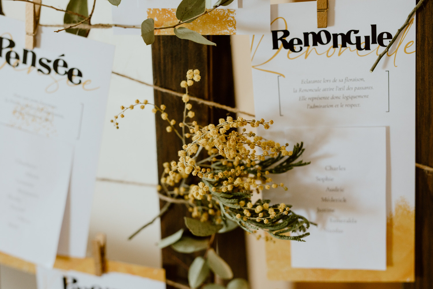 mariage bas carbonne champetre decoration decoaratrice fleuriste fleurs sechees papeterie loire atlantique
