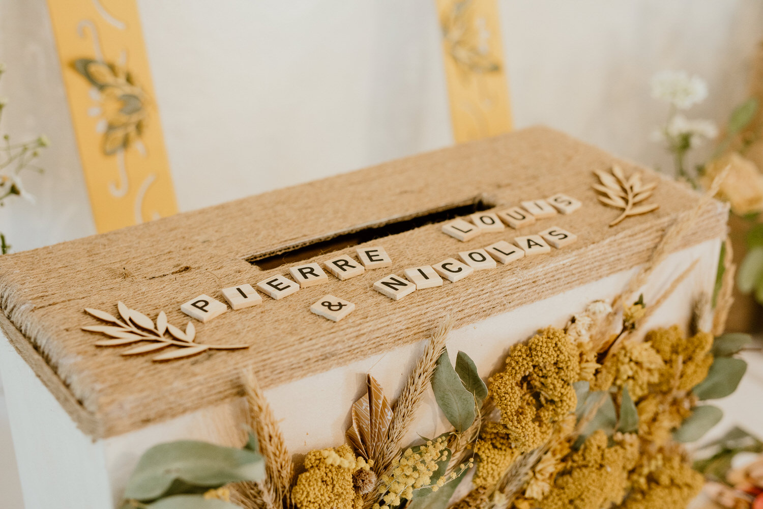 mariage champetre zero dechet domaine de la ruade lieu de recpetion cagnotte decoration decorateur loire atlantique