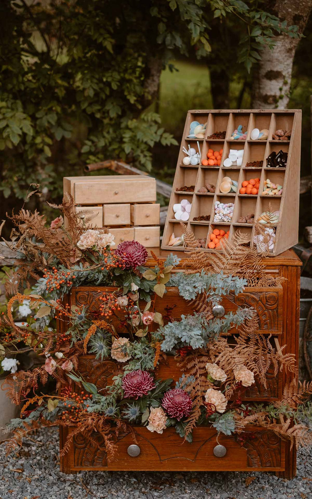 decoration mariage automnal