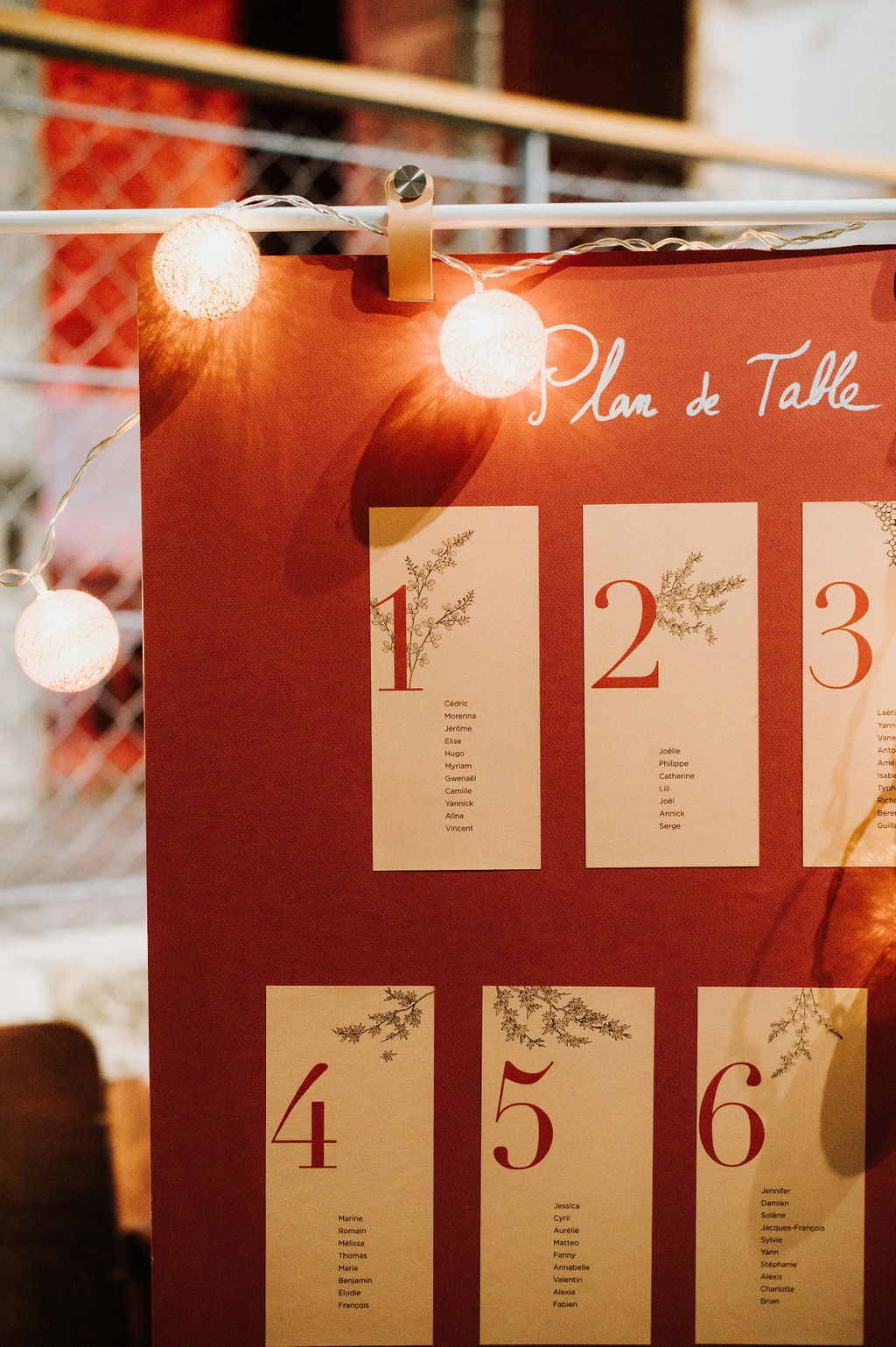 plan de table terra motta mariage automnal