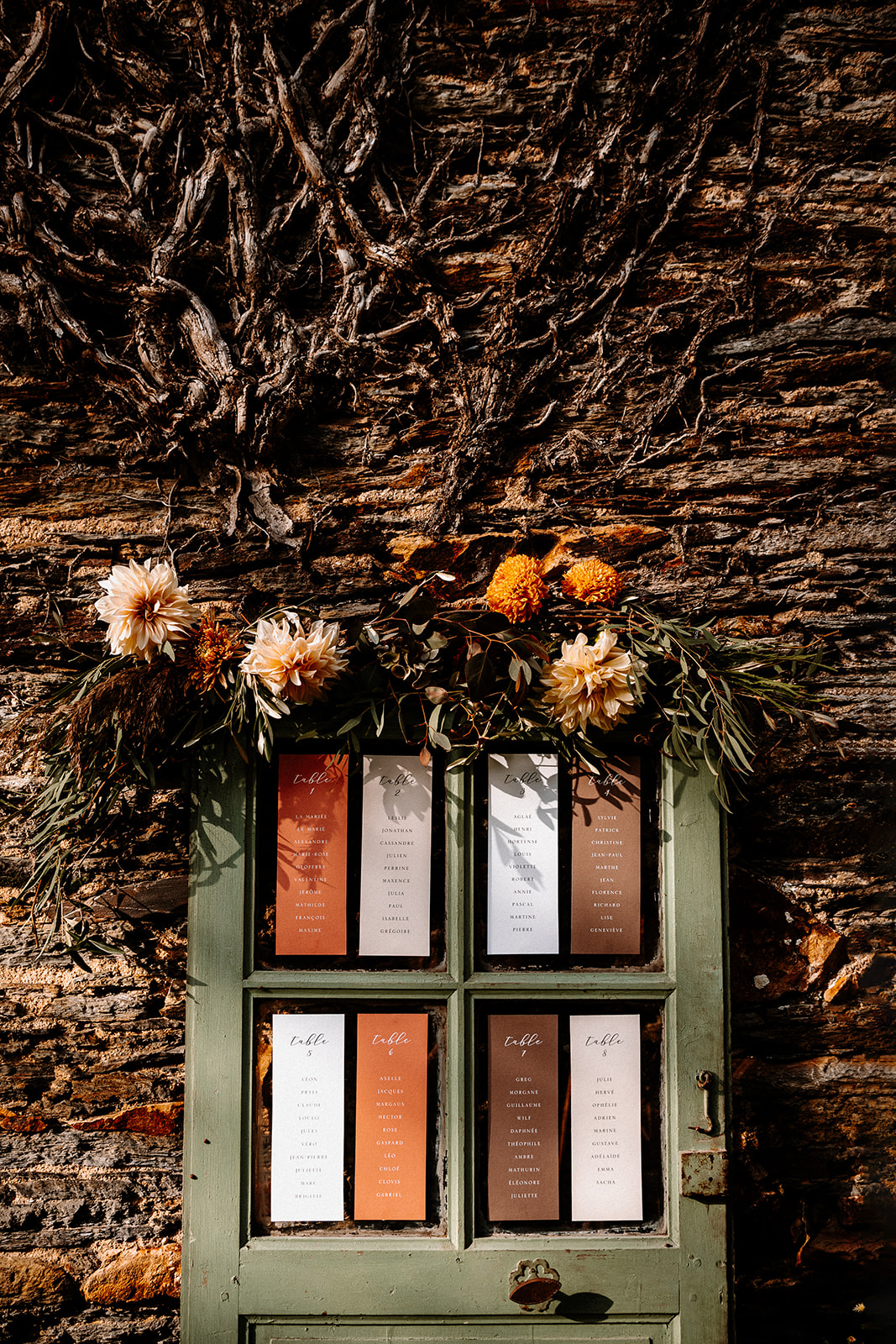 mariage d automne decoration papeterie plan de table rustique