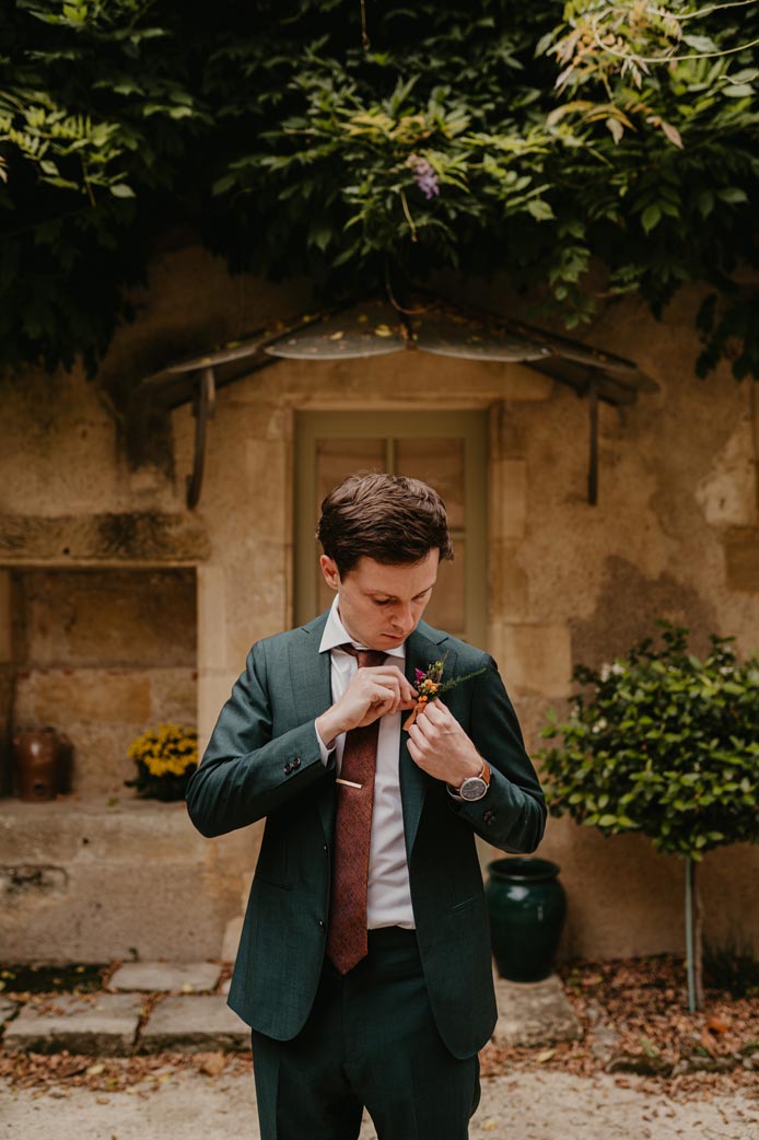 mariage moderne colore vendee costume de marie