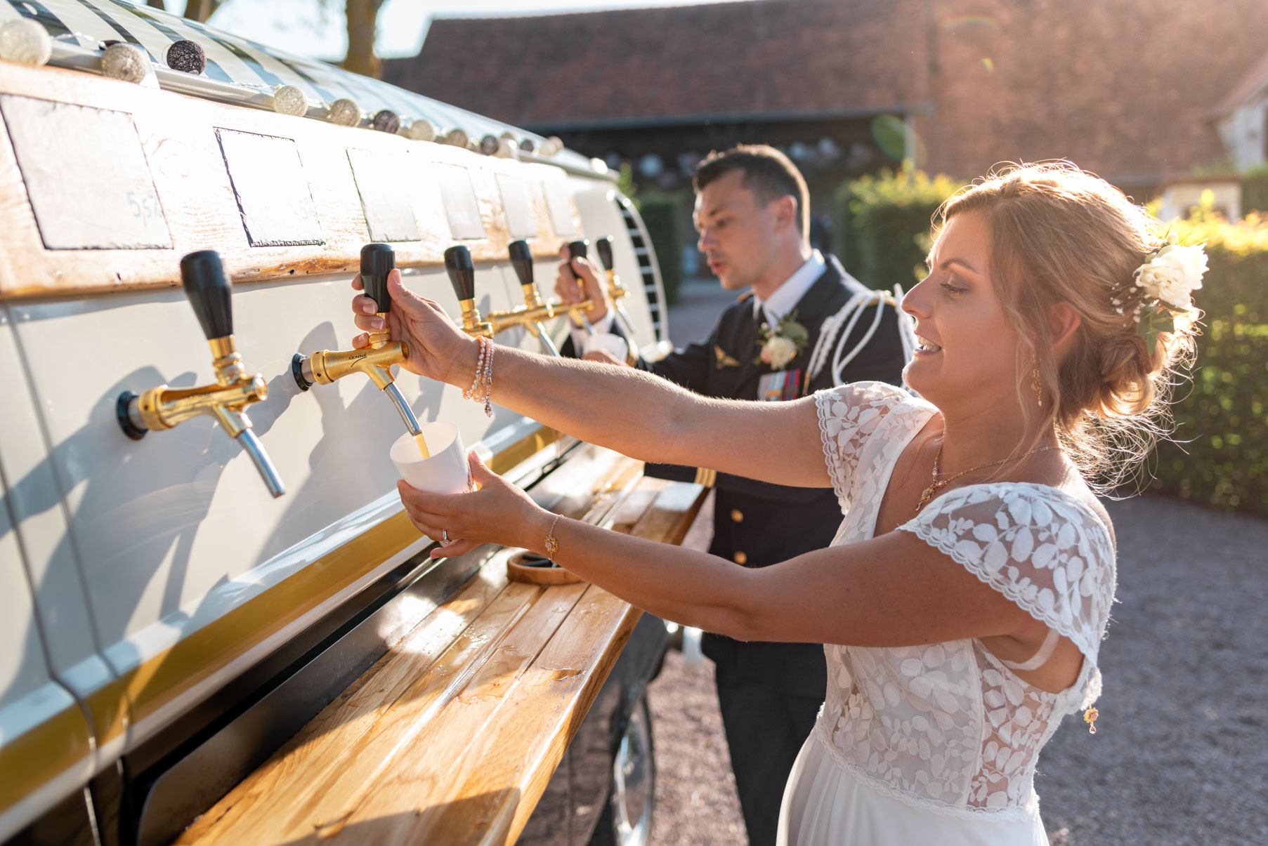 bar a biere mobile mariage original