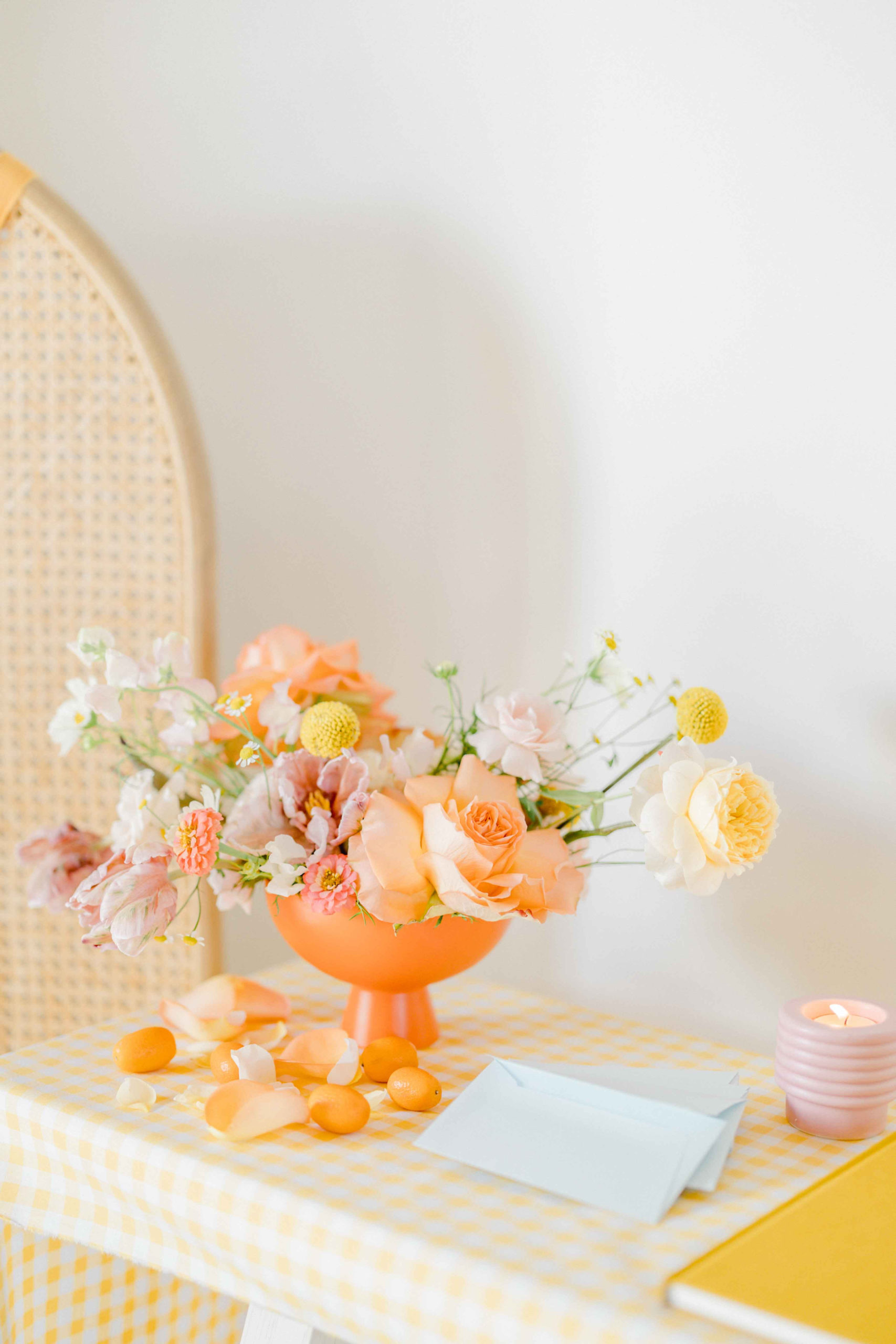 mariage colore dolce vita decoration fleuriste