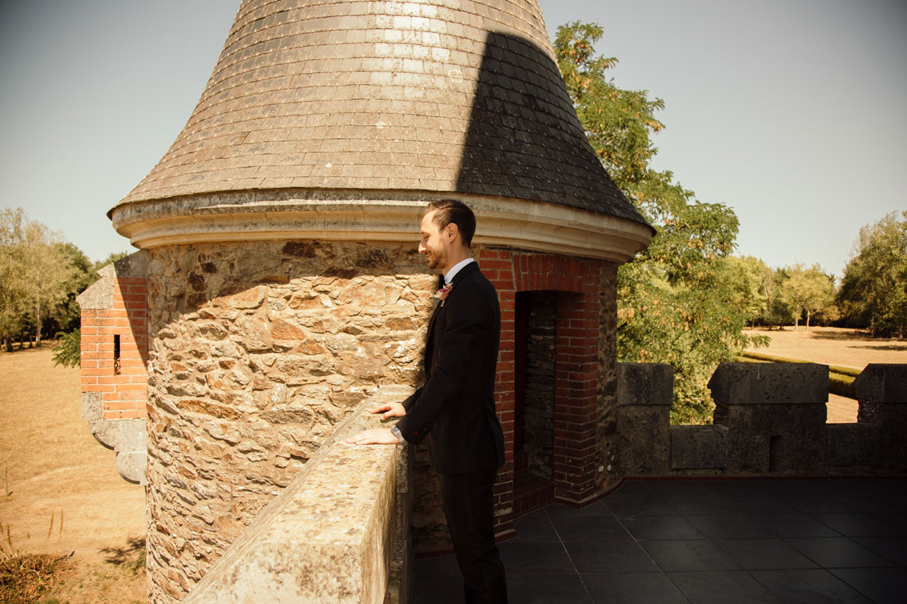 mariage chic mixte first look