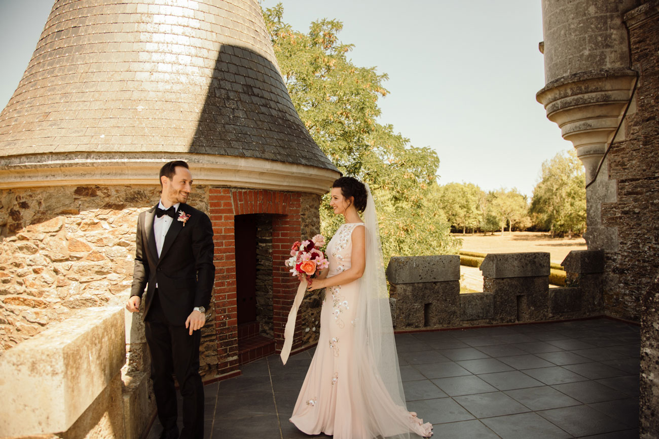 mariage chic mixte international first look