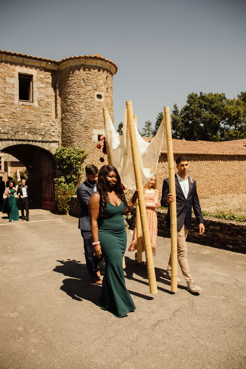 mariage chic ceremonie juive athee tradition chuppah