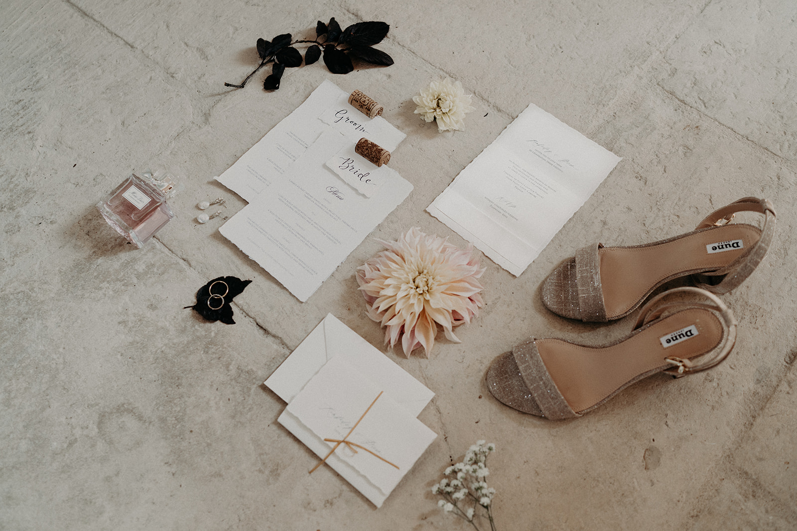 mariage vegetal minimaliste faire part papeterie