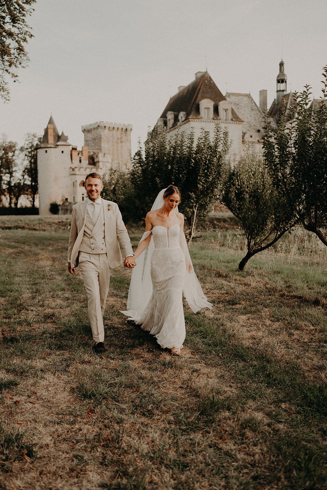 mariage vegetal minimaliste lieu de reception chateau