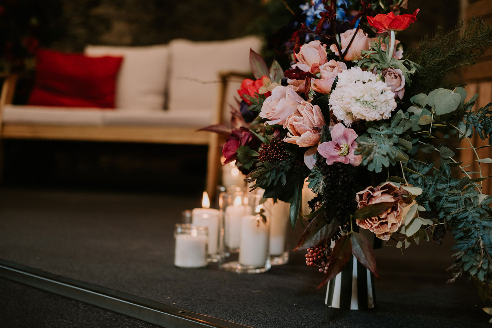 decoration florale ceremonie laique mariage