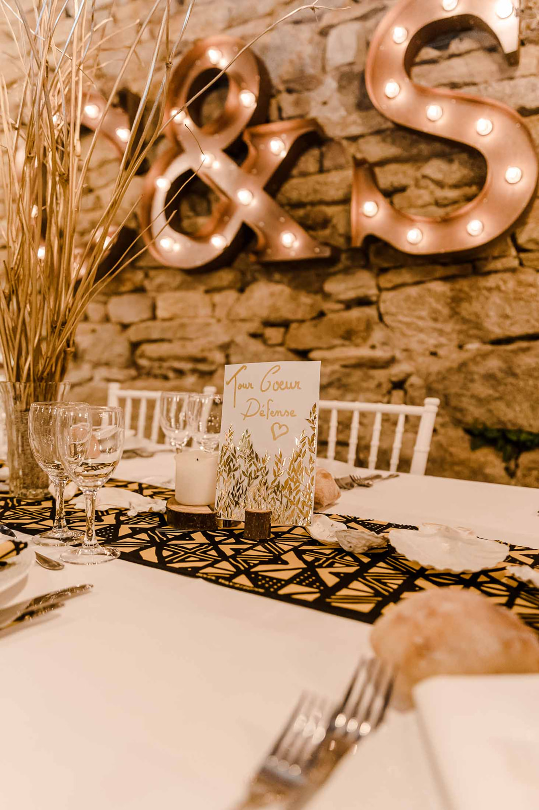mariage mixte decoration centre de table
