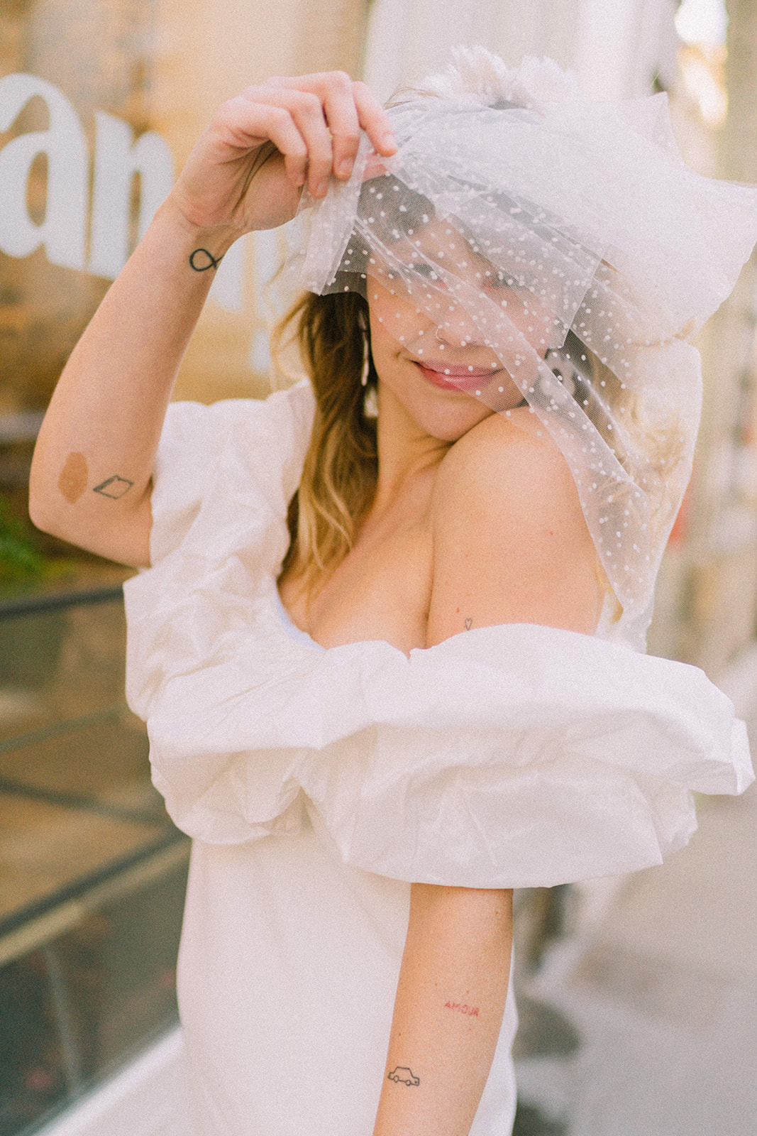 voile robe de mariee manches ballons nantes