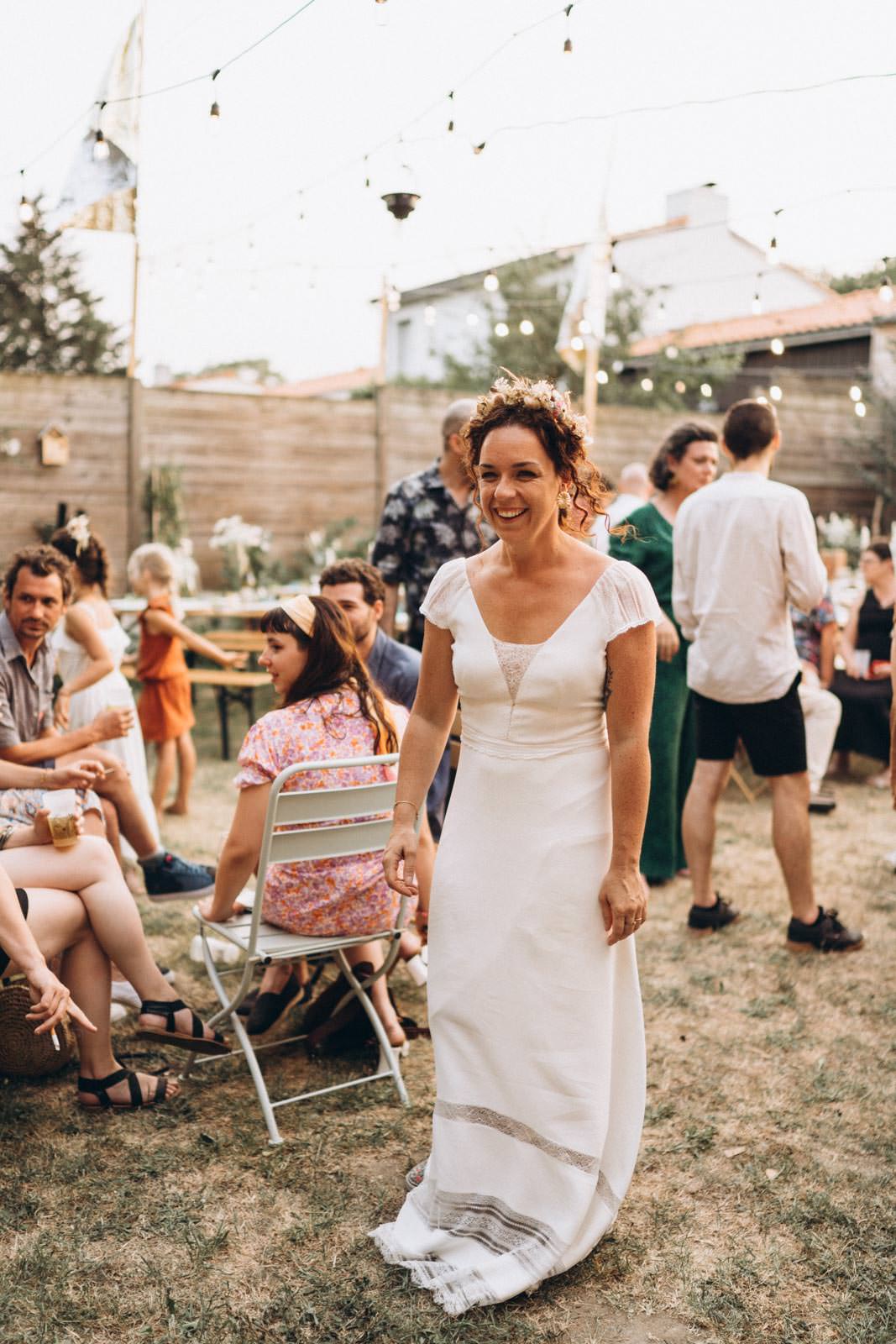 robe de mariee champetre chic mariage a domicile