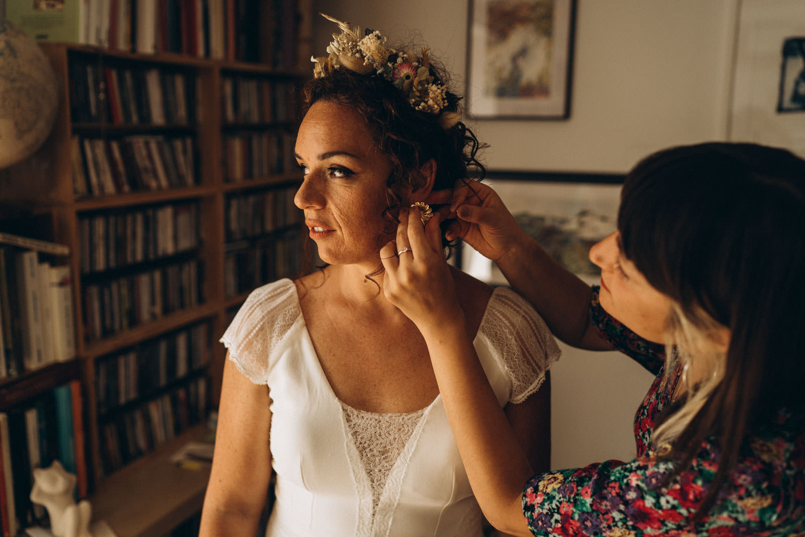 mariage accessoire de mariee couronne de fleurs