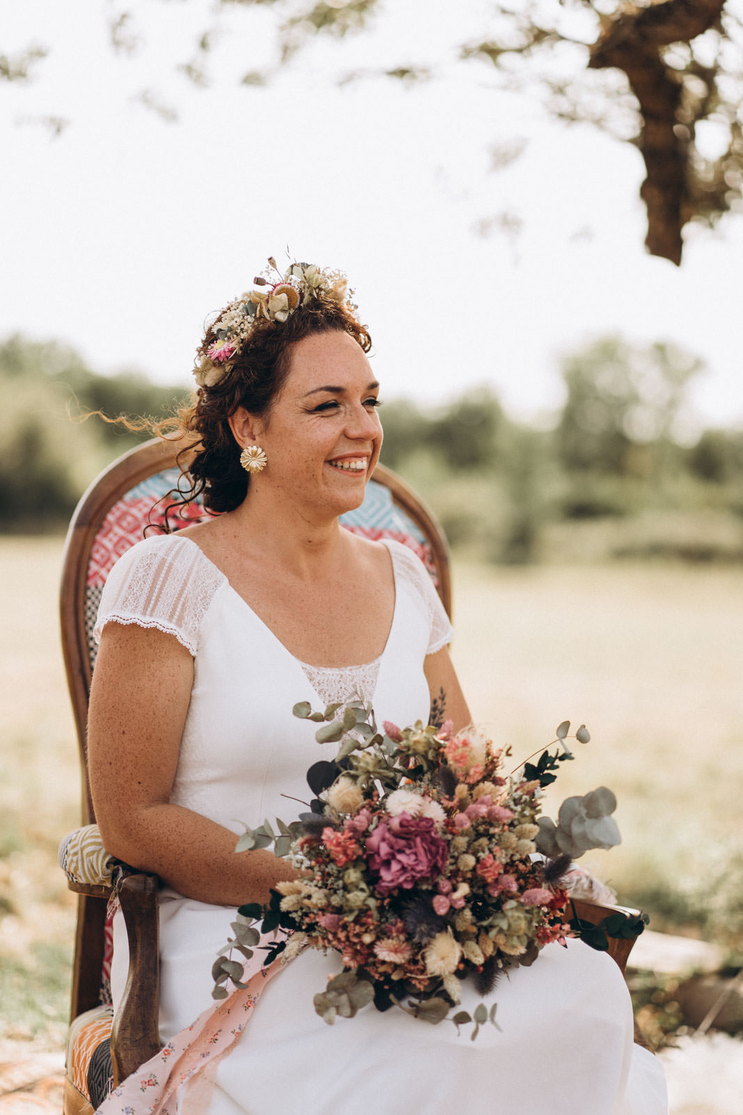 bouquet de fleurs fait maison producteur local