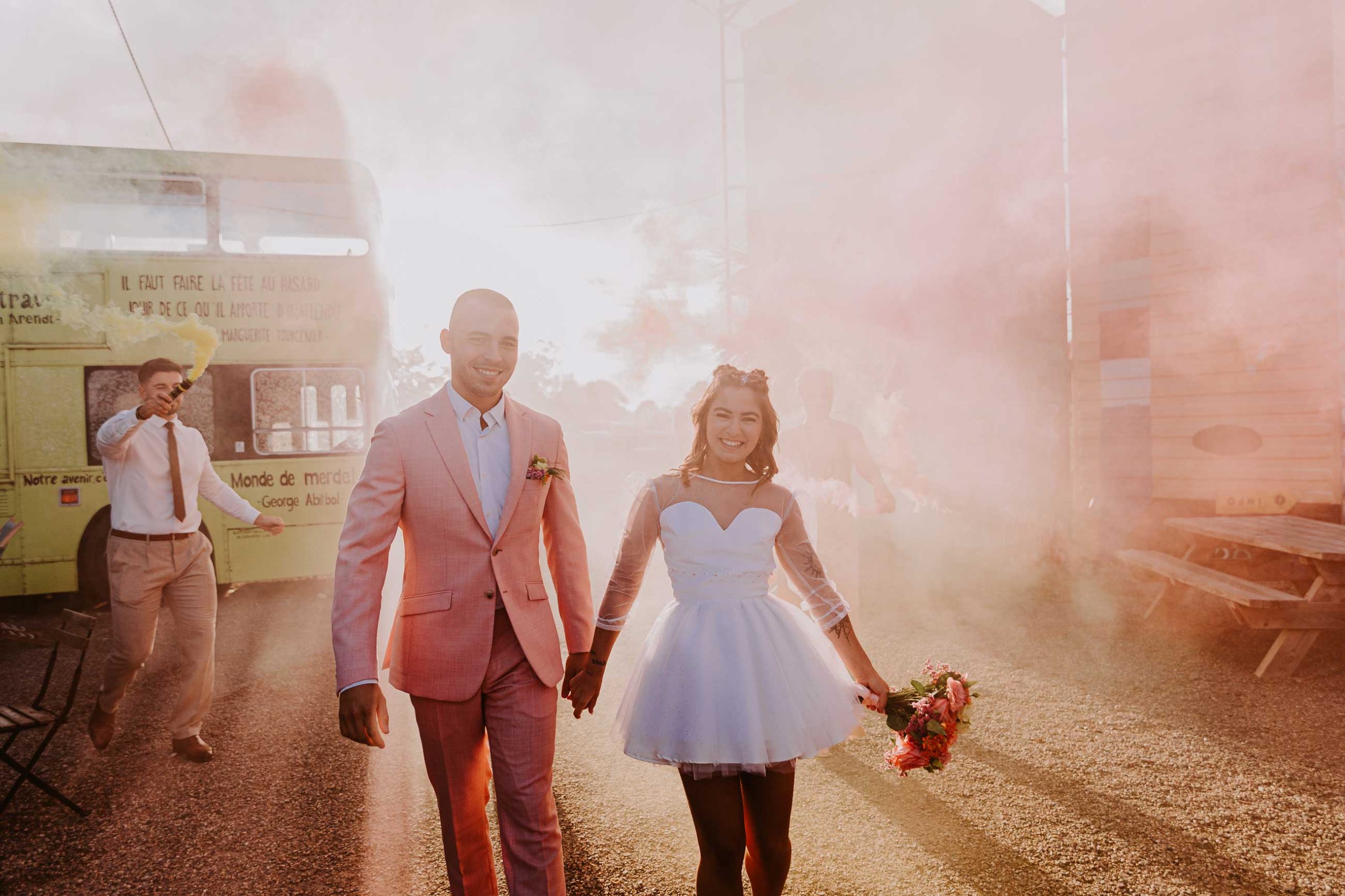 mariage colore atypique idee animations activites