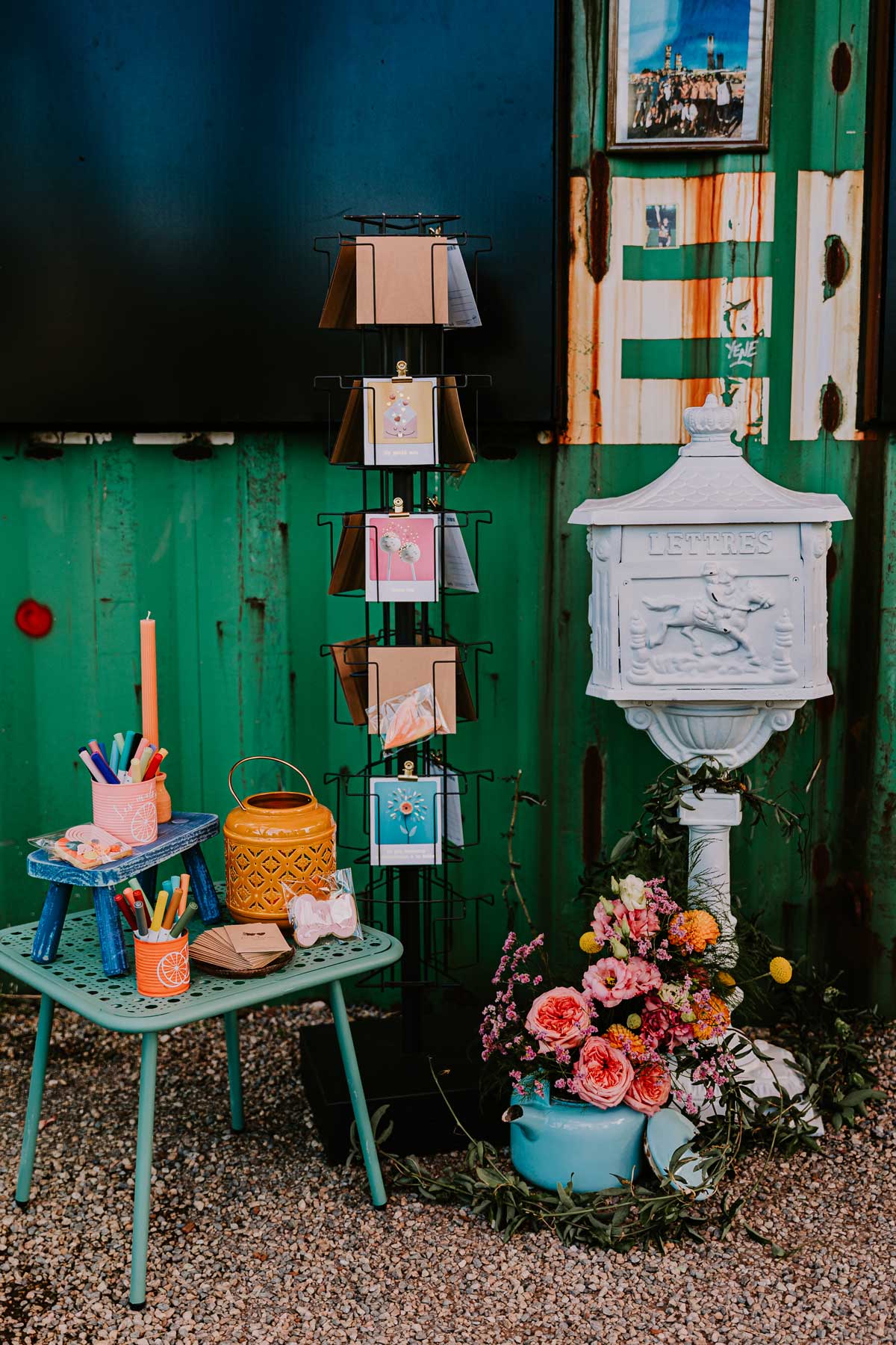 idee de decoration mariage colore original
