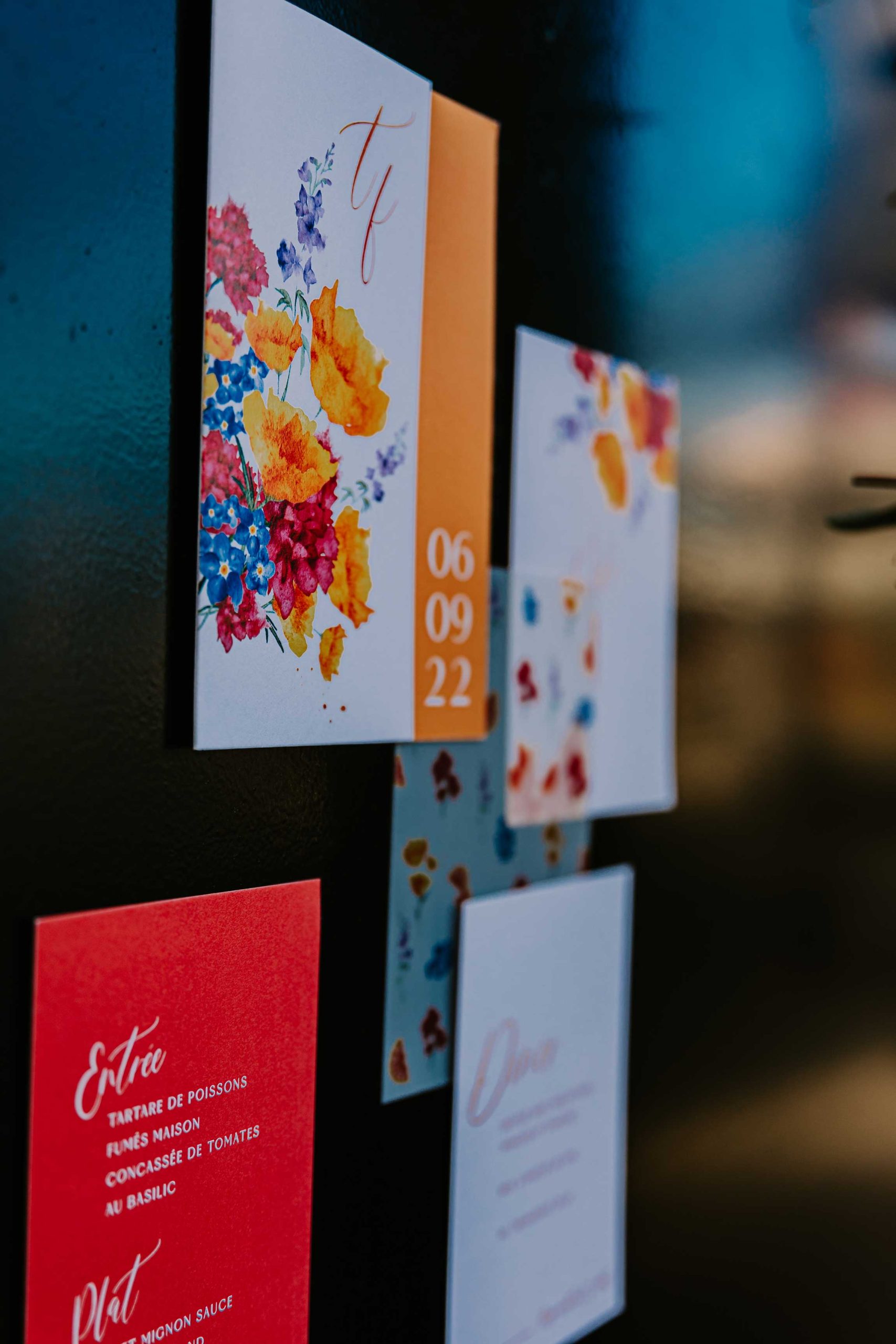 mariage original colore papeterie nantes