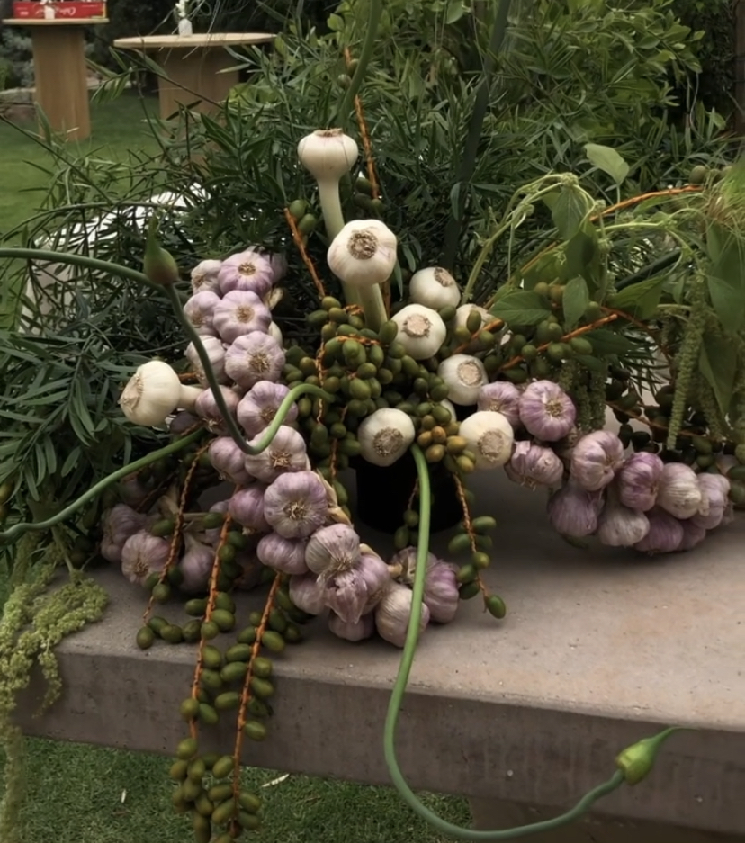 bouquet de mariage original legumes