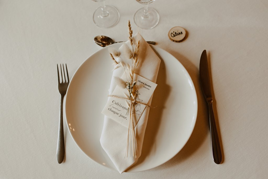 decoration de table mariage champetre