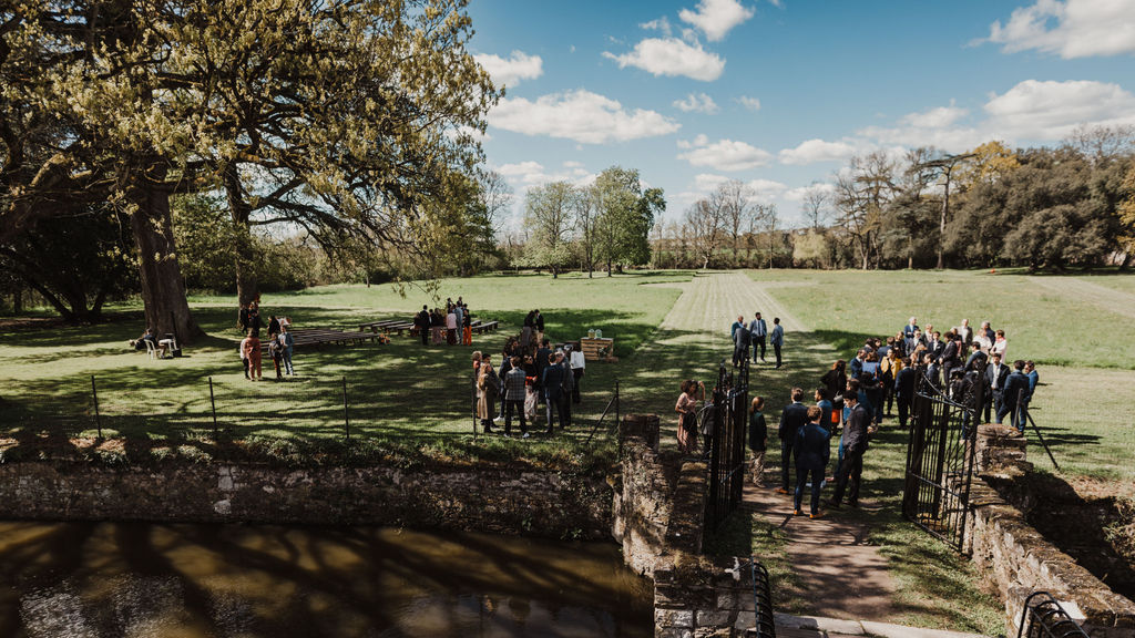 mariage colore lieu de reception chateau